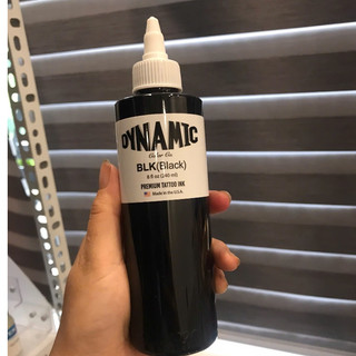 Mực xăm Dynamic chai chiết BLK 1oz(30ml), mực đen Dynamic chính hãng