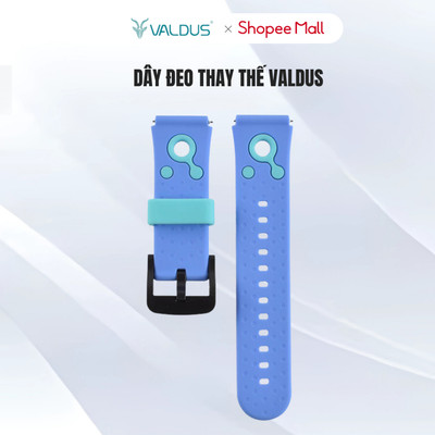 Dây đeo đồng hồ thông minh trẻ em Valdus bằng Silicone cao cấp 20 mm chất liệu không gây kích ứng da