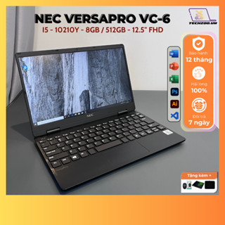  Laptop Mini NEC VersaPRO VC-6 I5-10210Y 8GB 512GB SSD 12.5inch FHD  nặng 800g siêu nhỏ gọn có HDMI trình chiếu tốt 