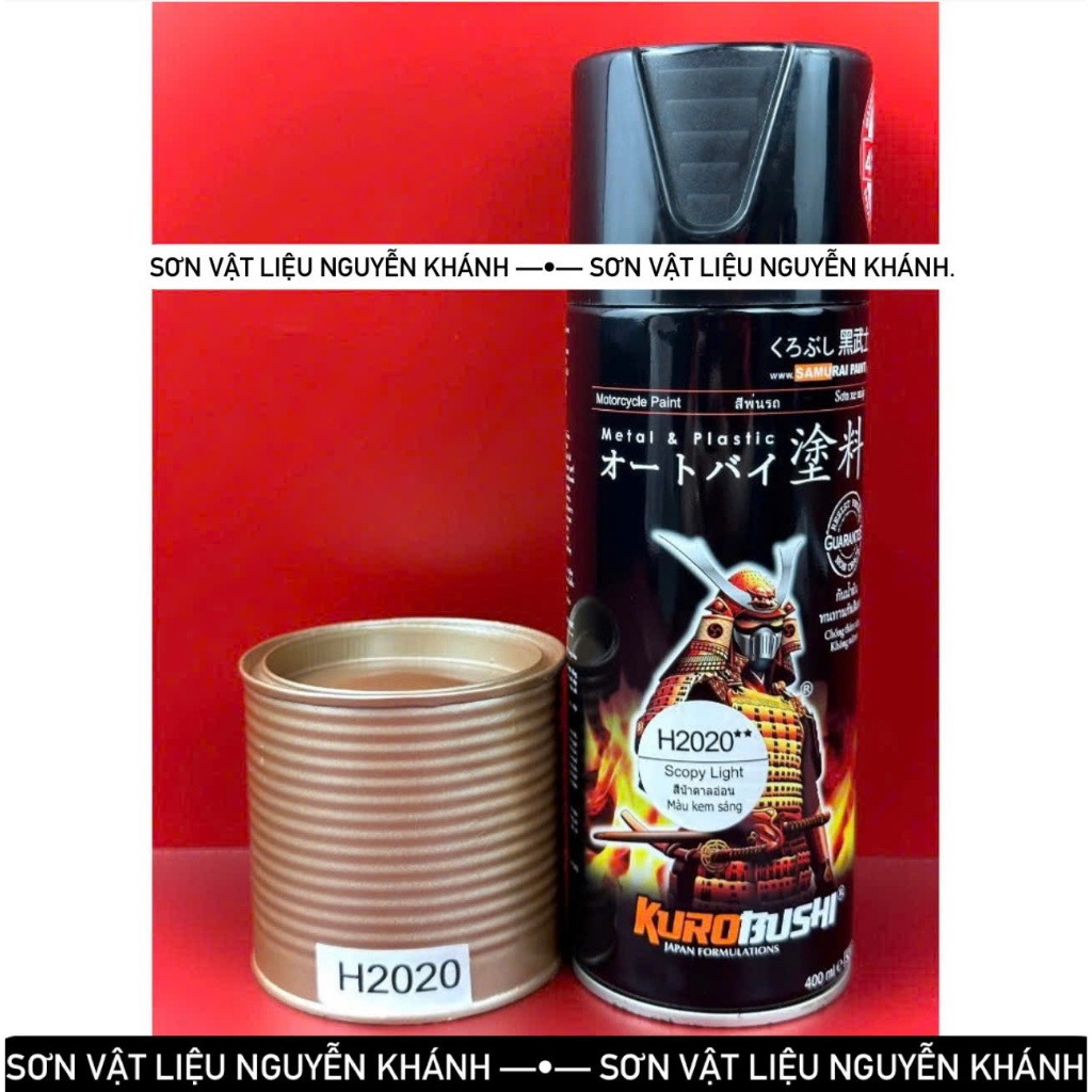 H2020-sơn xịt samurai màu kem sáng