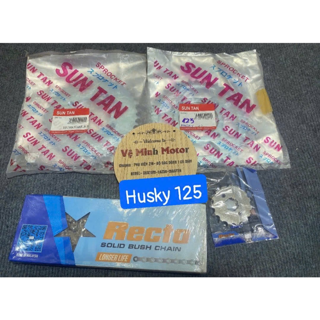 Nhông sên dĩa Husky 125,Nhông xích Husky 125