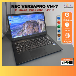  Laptop NEC VersaPRO VM-6 I5-8265 16GB 512GB SSD 14inch FHD  học tập làm việc văn phòng có HDMI trình chiếu tốt 
