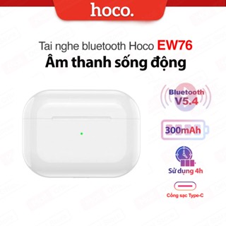 Tai nghe bluetooth V5.4 Hoco EW76 , pin 300mAh, dùng đến 4 giờ, âm thanh chất lượng cao , tương thích nhiều thiết bị