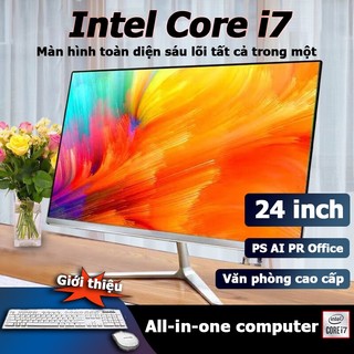 2025 Máy tính để bàn Lenovo 24 inch mới Intel Core i7,16GB RAM+SSD 512GB, tặng chuột bàn phím