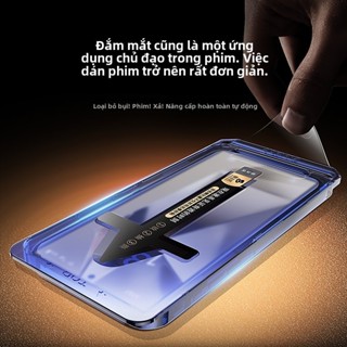 Kính cường lực tự dính chính hãng siêu cao cấp dành cho Samsung Galaxy S25 S24 FE Ultra A55 A54 A53 A56 A36 A26 A16 A17