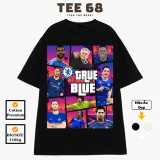 Áo thun in hình bóng đá Chelsea Legend Local Brand Tee 68 Cotton 100% Oversize Nam Nữ