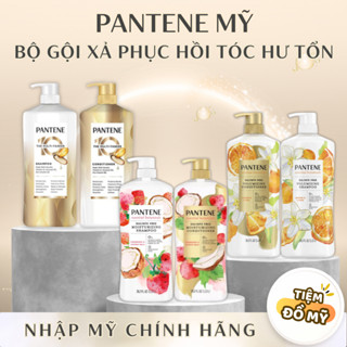 Dầu Gội Dầu Xả Pantene Dưỡng Ẩm và Phục Hồi Hư Tổn 10 Multi-Tasker chai 1.13L hàng Mỹ