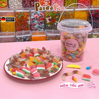 Kẹo Dẻo Đức Mix Full Bọc Đường, Ăn Vặt Panda Pẻn, Kẹo Không Chảy Nước Hàng Chính Hãng Đức