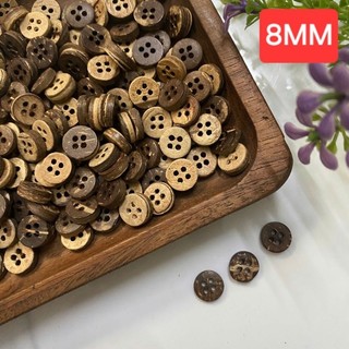 Nút dừa ,size 8MM  đến 3.5cm (1 túi/20 nút)
