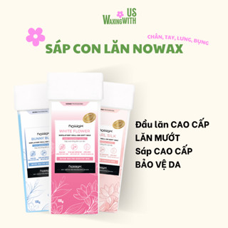 Sáp wax lông con lăn Nowax kèm dụng cụ - dành cho waxing chân, tay, lưng, bụng, ngực.