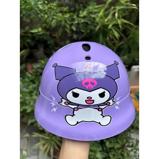 Nón bảo hiểm cho bé vành tròn hình Labubu Capybara cực hot , hàng chính hãng  LÒNG MÚT XỐP AN TOÀN