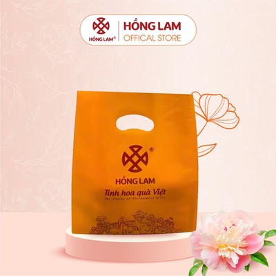 Túi vàng in Sấu bao tử Hồng Lam. Chất liệu nilong dày dặn