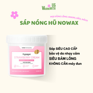 Sáp hũ nóng wax lông Nowax, giữ ấm lâu, wax mọi vùng lông, wax bikini, nách, râu. Không cần máy đun