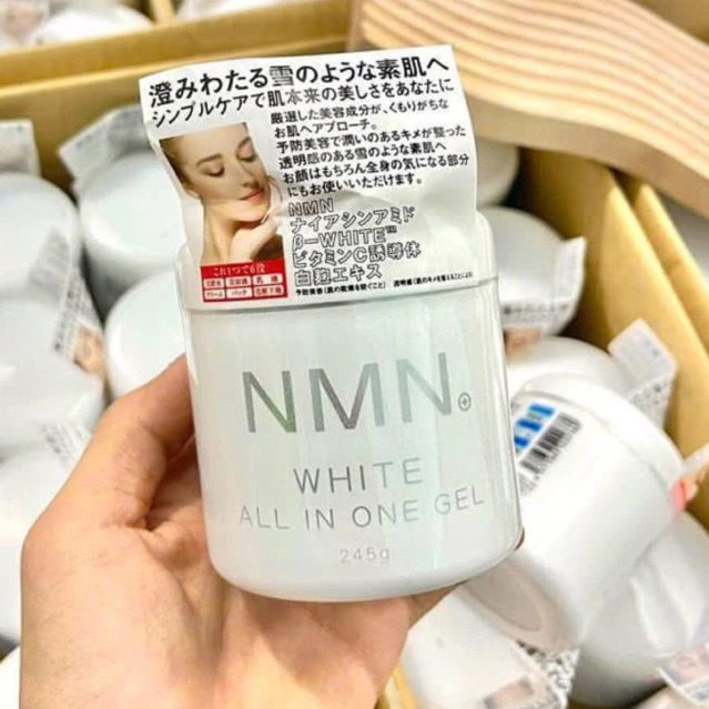 Kem, gel dưỡng Trắng Da Chống Lão Hóa Nâng Cơ NMN Nhật Bản - Hộp 245g