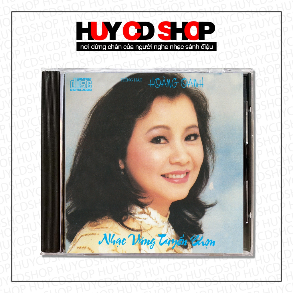 Đĩa CD Hoàng Oanh chủ đề Nhạc vàng tuyển chọn - Nhạc vàng bolero - Đĩa lòng trắng