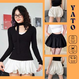 Quần Short Nữ Bí Ngô Cạp Cao Lưng Thun Có 2 Lớp Chất Gió Siêu Mềm Mát - Quần Đùi Bí Ngô Siêu Hot 2025