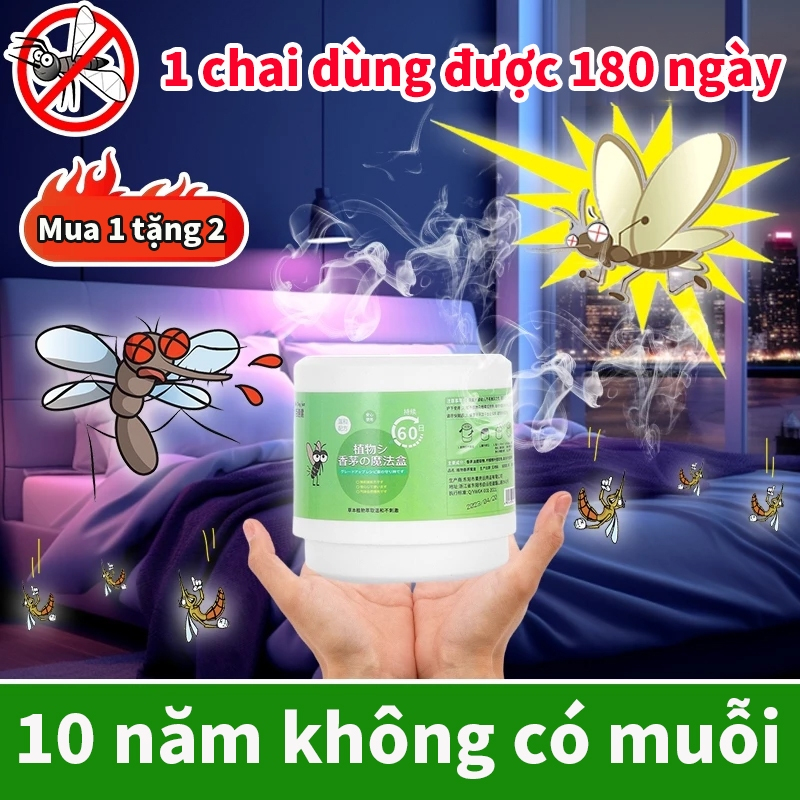🦟10 năm không có muỗi🦟sáp đuổi muỗi đuổi muỗi trong phòng sáp thơm đuổi muỗi 150G Cho Bà Bầu Trẻ em Có thể được sử dụng