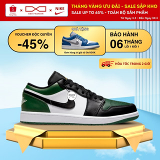 Giày Nike Air Jordan 1 Low Green Toe 553558-371 chính hãng dành cho nam nữ, Jordan 1 Green Toe real Fullbox OXO FASHION