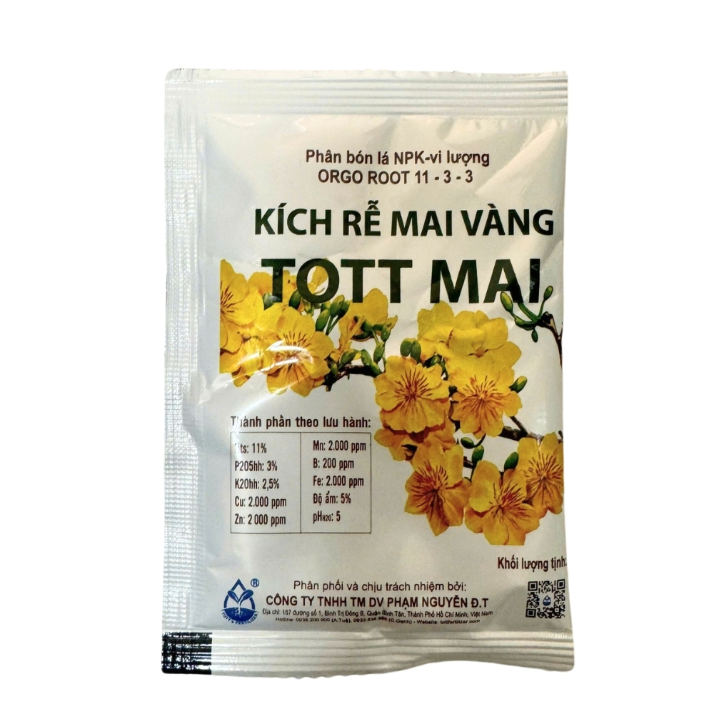 Thuốc Kích Rễ Mai Vàng Tott Mai - Gói 25 Gram