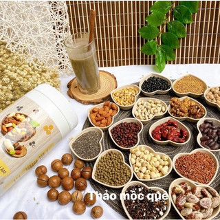 [ MẪU MỚI ] Ngũ Cốc Dinh Dưỡng Thảo Mộc Quê Không Chất Bảo Quản Hương Vị Thơm Ngon Dễ Uống 500g