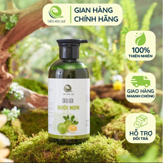 Dầu Gội Bưởi Non Thảo Mộc Quê [ MẪU MỚI MƯỢT TÓC HƠN] Ngăn Gãy Rụng Dưỡng Tóc Suôn Dài Óng Mượt - Phục Hồi Hư Tổn 500ml