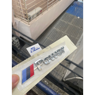 Chữ Power xe bmw e60 e90 f30... tem power bmw - logo power