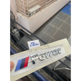 Chữ Power xe bmw e60 e90 f30... tem power bmw - logo power