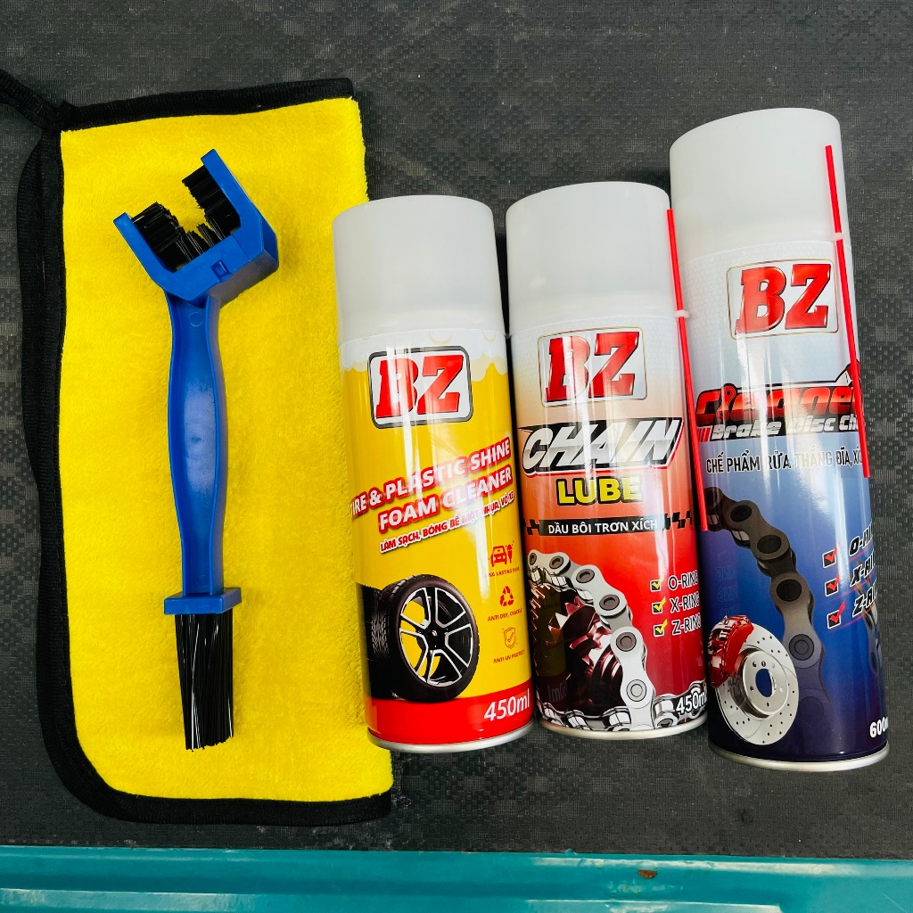 COMBO DƯỠNG SÊN BZ + RỬA SÊN BZ + PHỤC HỒI NHỰA NHÁM BZ DẠNG BỌT + BÀN CHẢI SÊN 3D + KHĂN
