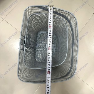 Giỏ Xe Đạp Thiên Vinh ( Rổ, Làn, Rọ Vát ) Tặng Kèm Bộ Ốc và Nẹp Giỏ – Xe Trẻ Em (Nhỏ) Và Xe Người Lớn (To)