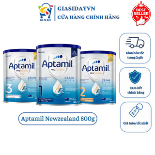[Date 2026] Sữa Aptamil New Zealand Profutura Cesar Biotik Số 1, 2, 3 800g - Sữa Bột Công Thức