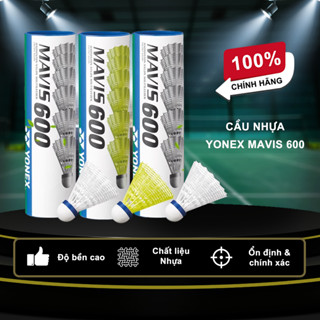 Quả Cầu Lông Nhựa Yonex Mavis 600 Chính Hãng-Lựa Chọn Hoàn Hảo, Bền Bỉ Chuẩn Sát Cho Mỗi Cú Đánh