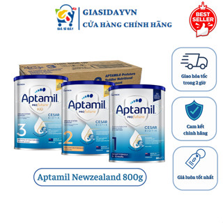 [Date 2026][Thùng] Sữa Aptamil New Zealand Profutura Cesar Biotik Số 1, 2, 3 800g - Sữa Bột Công Thức