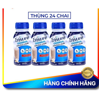 Thùng 24 chai Sữa nước Ensure Abbott 237ml/chai hương vani