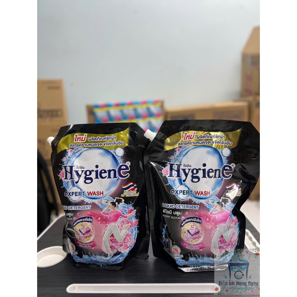 COMBO 2 Túi Nước GIẶT Hygiene Nhập Khẩu Thái Lan 1800ml/ Túi - Sạch Vết Bẩn, Lưu Hương Thơm Ngát