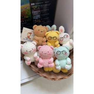 MÓC KHOÁ GẤU HANDMADE ( móc khoá đôi, nhóm )