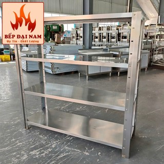 Kệ đồ phẳng inox 4 tầng