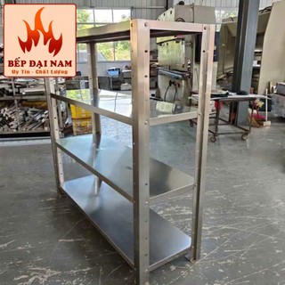 Kệ đồ phẳng inox 4 tầng