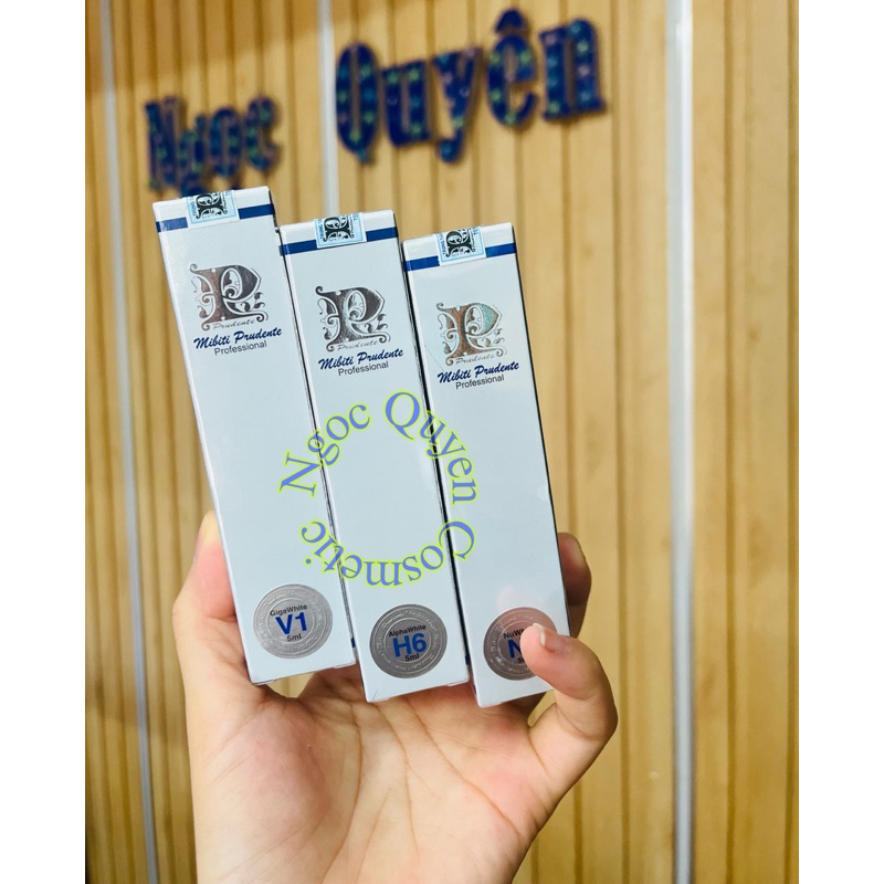 Kem Khử Thâm Làm Hồng Nuwhite V1 H6 N1 (N1 hồng nhũ tem vàng )