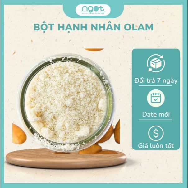 Gói 500g bột Hạnh Nhân Olam - Nguyên Chất, Giàu Dinh Dưỡng, Dùng Làm Bánh - NGỌT ĐỒ LÀM BÁNH