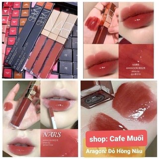 SON BÓNG  N@rs Ladies Afterglow Lip Shine Aragon❌ Đỏ Hồng Nâu
