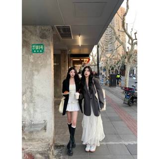 [Sẵn] Áo Khoác Blazer Vest Nữ Kiểu Công Sở Ngắn Blazer Dáng Ngắn Có Bigsize Style Hàn Quốc Mùa Hè Đông Nữ Chali AZ1073