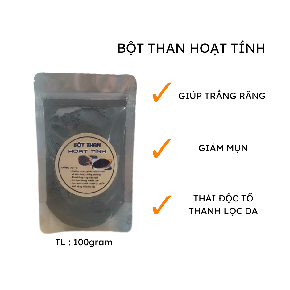 100gram bột than tre hoạt tính