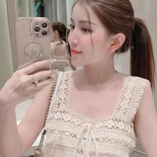 TIENSTYLE _ ( Nhiều Kiểu ) Áo Ren Đi Biển Xinh phom ôm