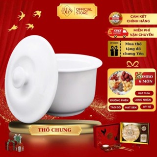 Quà tặng thố gốm sứ chưng yến Bishigh 50ml