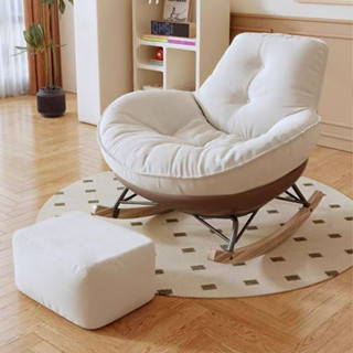  Phong cách Bắc Âu ghế bập bênh đơn sofa lười ban công phòng khách ngủ giải trí có thể nằm và chim cánh cụt vỏ trứng sang 