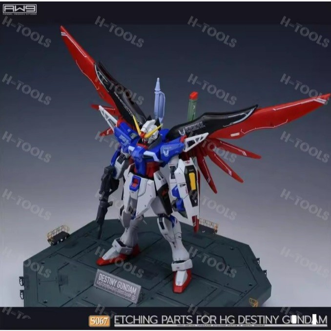 PHỤ KIỆN MOD AW9 - S067 - PHOTO ETCH NÂNG CẤP MÔ HÌNH 1/144 HG DESTINY GUNDAM KÈM DECAL NƯỚC