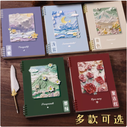 Sổ Vở Kẻ Ngang Còng Thay Được Giấy B5 120 Trang, Thiết Kế Khuyết Còng Dễ Viết Llan, Tập Vở Học Sinh 