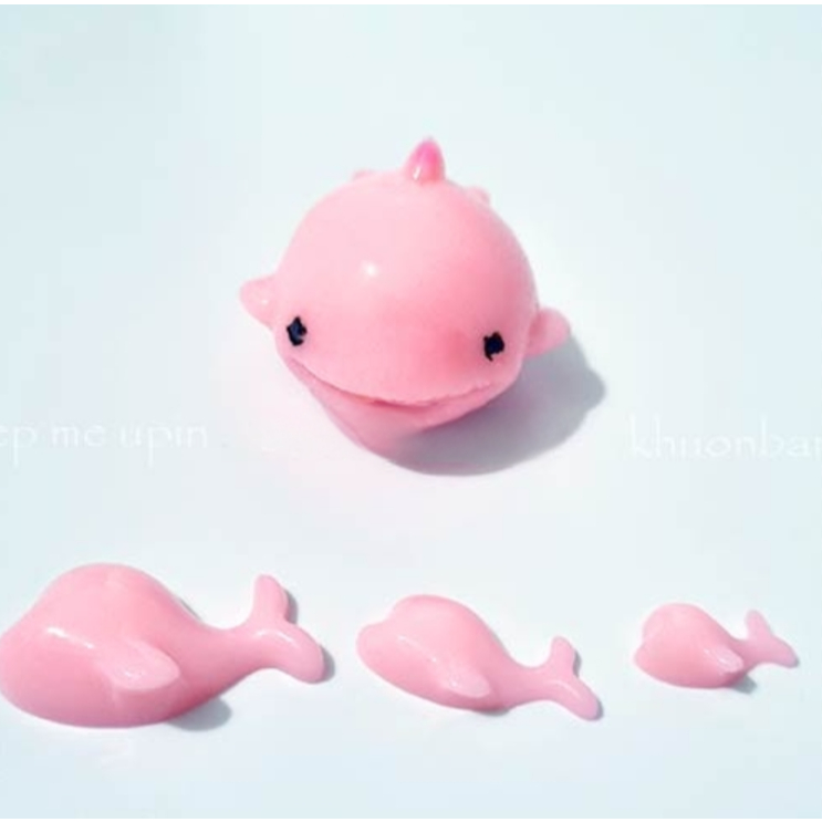 Khuôn silicon cá voi cá heo làm bánh rau câu trang trí bánh sinh nhật