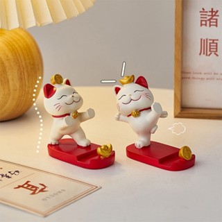  Giá Đỡ Điện Thoại Mèo Thần Tài May Mắn -  Kệ Điện Thoại Trang Trí Bàn Làm Việc,Để Ôtô Siêu Xinh 