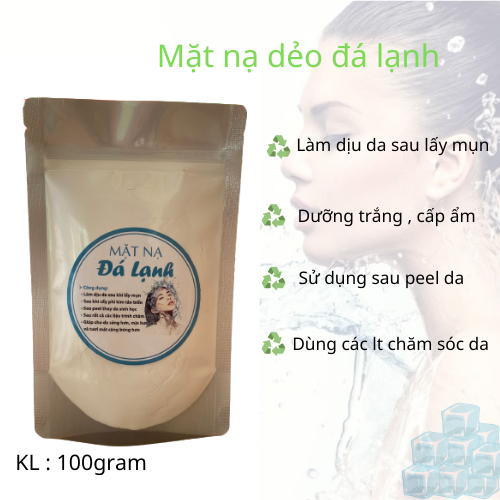 Mặt nạ dẻo đá lạnh gói 100gram